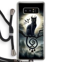Moonlight Companions: Samsung Galaxy Note 8 Transparant Hoesje met koord