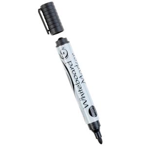 Whiteboard marker/stift - zwart - uitwisbaar - kantoor/school artikelen