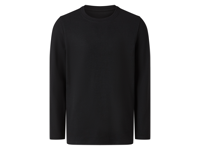 esmara Men Heren shirt (Zwart, S)