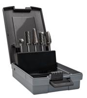 Bahco Stiftfrezenset | hardmetaal | voor metaal - 5-delig - in kunststof koffer - RB-SET2-M06X-5P