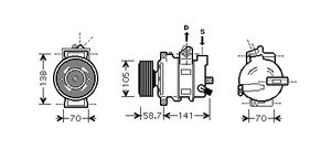 COMPRESSOR A4/A4 QUAT 19TDi/4Cyl 03- 0300K279