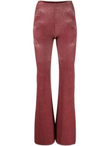 Dion Lee pantalon Lock à fentes - Rouge