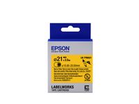 Epson Label Cartridge Heat Shrink Tube (HST) LK-7YBA21 Black/Yellow D21mm (2.5m) - thumbnail