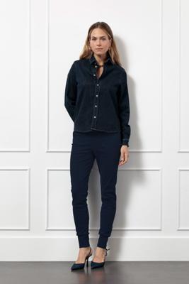 Franka trousers - dark blue - 13132