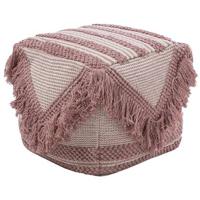 Beliani - KOCHI - Poef - Roze - 44 cm - Polyester - thumbnail