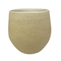 Ter Steege Plantenpot - moderne look - beige - 36 x 32 cm - bloempot