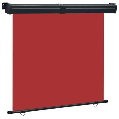 Balkonscherm 175x250 cm rood