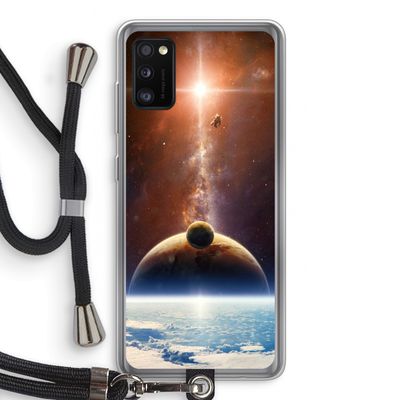 Omicron 2019: Samsung Galaxy A41 Transparant Hoesje met koord