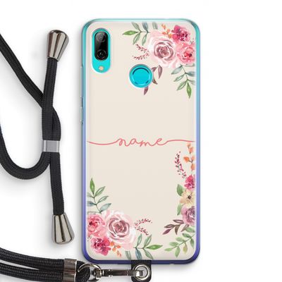 Rozen: Huawei P Smart (2019) Transparant Hoesje met koord