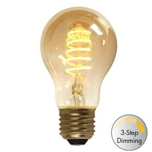 Freelight E27 7Watt Led Gold 60mm incl. Stappen Dimmer