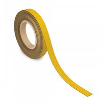 MAUL magnetisch etiketband beschrijf- en wisbaar, 10mtx20mm, geel - thumbnail