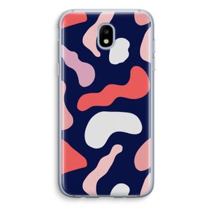 Memphis Shapes Pink: Samsung Galaxy J5 (2017) Transparant Hoesje