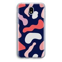 Memphis Shapes Pink: Samsung Galaxy J5 (2017) Transparant Hoesje