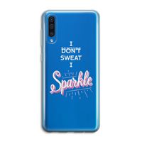 Sparkle quote: Samsung Galaxy A50 Transparant Hoesje