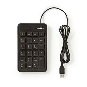 Nedis Bedraad Toetsenbord | USB | Kantoor | Enkelhandig | | 1 stuks - KBNM100BK KBNM100BK