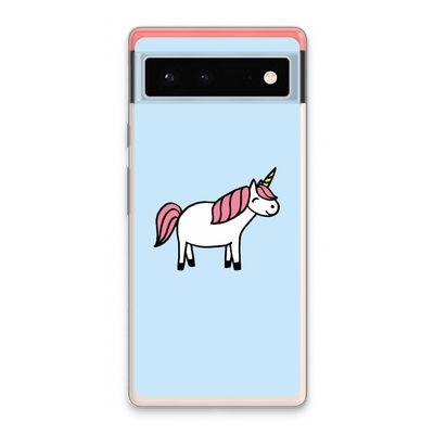Eenhoorn: Google Pixel 6 Transparant Hoesje