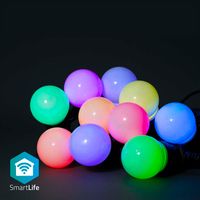 SmartLife Decoratieve LED | Wi-Fi | RGB | 10 LED&apos;s | 9.00 m | Android / IOS