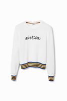 Trui "Awesome" - WHITE - XXL