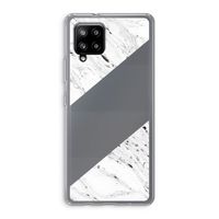 Biggest stripe: Samsung Galaxy A42 5G Transparant Hoesje