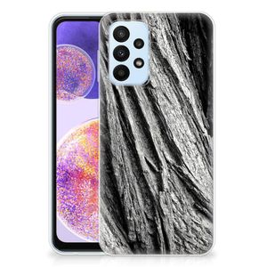 Bumper Hoesje Samsung Galaxy A23 Boomschors Grijs