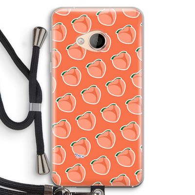 Just peachy: HTC U Play Transparant Hoesje met koord