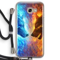 Fire & Ice: Samsung Galaxy A5 (2017) Transparant Hoesje met koord