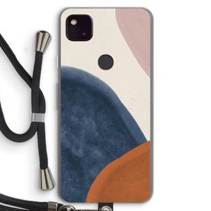Geo #1: Pixel 4a 5G Transparant Hoesje met koord