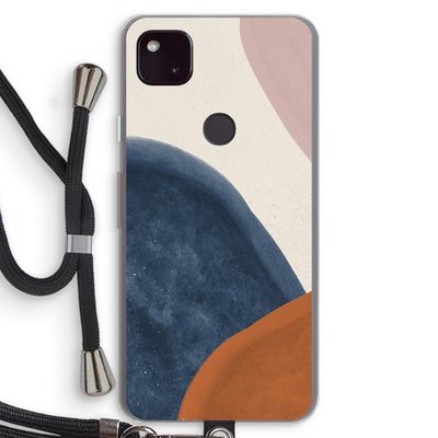 Geo #1: Pixel 4a 5G Transparant Hoesje met koord