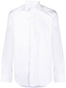 Canali chemise cintrée à boutonnière - Blanc