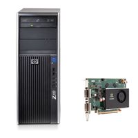 HP Z400 + NVIDIA Quadro FX 380 DDR3-SDRAM W3520 Minitower Intel® Xeon® 3000 reeks 6 GB Workstation