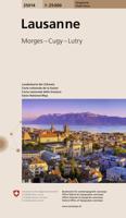 Wegenkaart - landkaart 25014 Lausanne - | Swisstopo