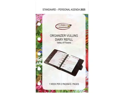 Personal Organizer Pocket Agenda Inleg week NL 2026 Bloemen