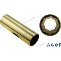Cojinetes bronce-goma CEFMS032045 - COJINETE DE BRONCE 32X45X128 MM