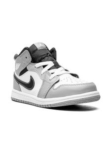 Jordan Kids baskets Jordan 1 Mid - Gris