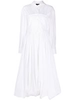 A.W.A.K.E. Mode robe-chemise à design de corset - Blanc - thumbnail