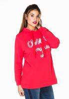 Yoek Sweater met borduursel | Rood | Maat 58/60