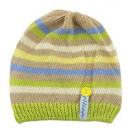 Aliap babymuts gestreept jongens katoen - thumbnail