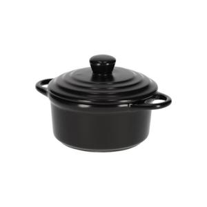 Ovenpannetje aardewerk zwart