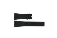 Horlogeband Boccia 3541-02 Leder Zwart 27mm - thumbnail