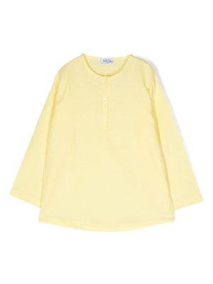 Siola haut boutonné à manches longues - Jaune