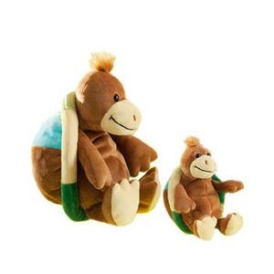Pluche knuffel schildpad 17 cm