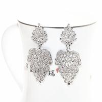 Boheemse wilde Hangers drop oorbellen (zilver) Boheemse wilde Hangers drop oorbellen (zilver)