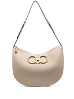 Ferragamo sac porté épaule Gancini en cuir - Tons neutres