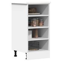 Onderkast 40x44,5x81,5 cm bewerkt hout wit