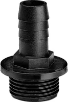 Slangpilaar/tule 1x buitenschroefdraad