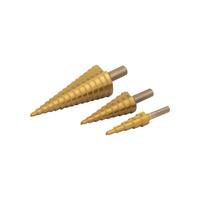 Topgear con. plaatfrezen stappenboor hss set 3x