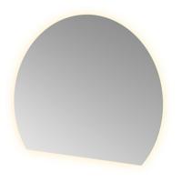 Hotbath &More Mirrors Spiegel Sunset Incl Direct & Indirect Led - Spiegelverwarming - Color Changing - Dimbaar - Dottless - met Afstandsbediening LED Badkamerspiegel - Rond - 160 cm
