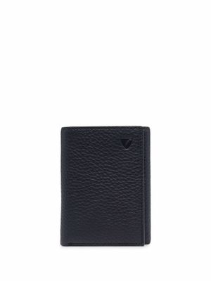 Aspinal Of London portefeuille pliant en cuir - Bleu