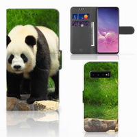 Samsung Galaxy S10 Telefoonhoesje met Pasjes Panda