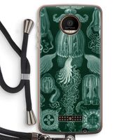 Haeckel Cubomedusae: Motorola Moto Z Force Transparant Hoesje met koord